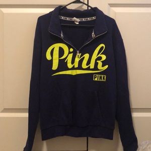 Victoria’s Secret PINK quarter zip sweatshirt